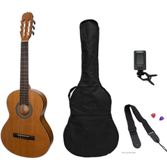 Sanchez 1/4 Size Student Classical Guitar Pack-