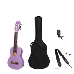 Sanchez 1/4 Size Student Classical Guitar Pack (Purple)