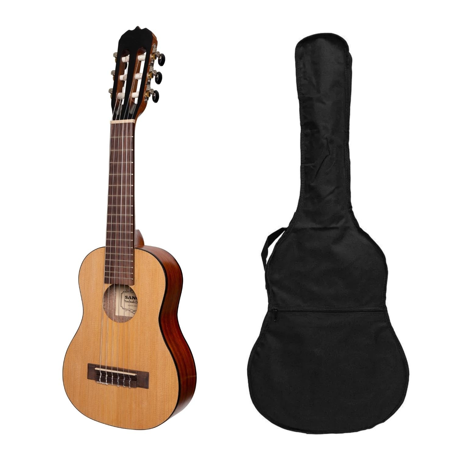 Sanchez 1/4 Size Student Classical Guitar with Gig Bag (Spruce/Koa)