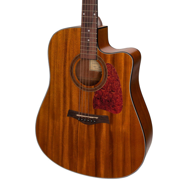 Sanchez Acoustic-Electric Dreadnought Cutaway Guitar Pack (Koa)