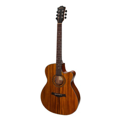 Sanchez Acoustic-Electric Small Body Cutaway Guitar Pack (Koa)