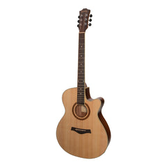 Sanchez Acoustic-Electric Small Body Cutaway Guitar (Spruce/Rosewood)-SFC-18-SR