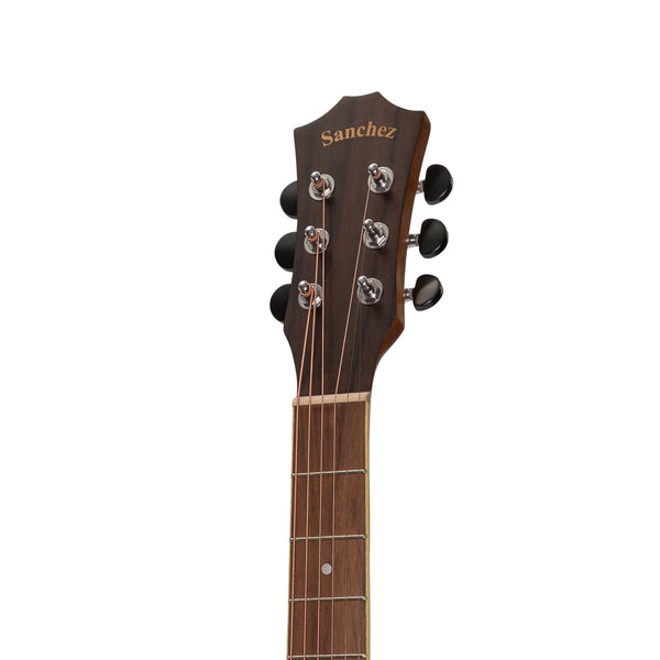 Sanchez Acoustic-Electric Small Body Guitar Pack (Rosewood)