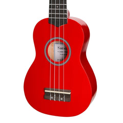 Sanchez 'Colour Series' Soprano Ukulele (Red)