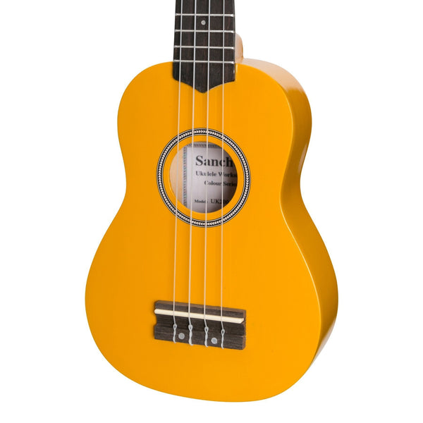 Sanchez 'Colour Series' Soprano Ukulele (Yellow)