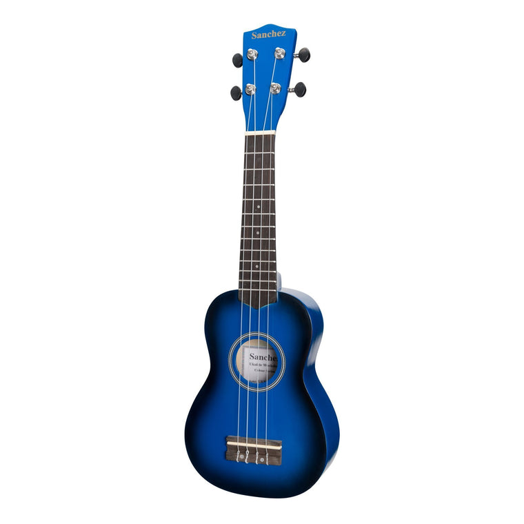 Sanchez 'Colourburst Series' Soprano Ukulele (Dark Blueburst)