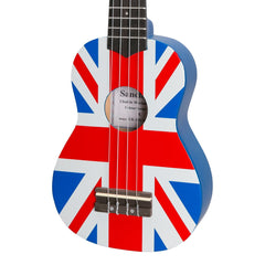 Sanchez 'Friendly Folk' Soprano Ukulele (Blue/UK Flag)