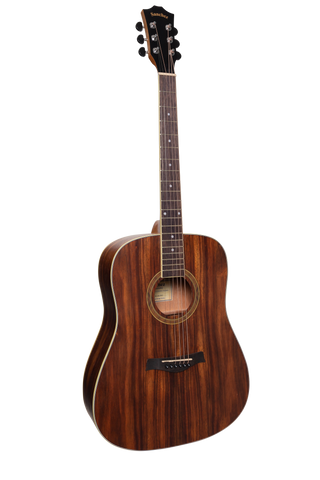 Sanchez Left Handed Acoustic Dreadnought Guitar Pack (Rosewood)