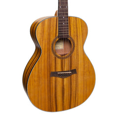 Sanchez Left Handed Acoustic Small Body Guitar (Koa)