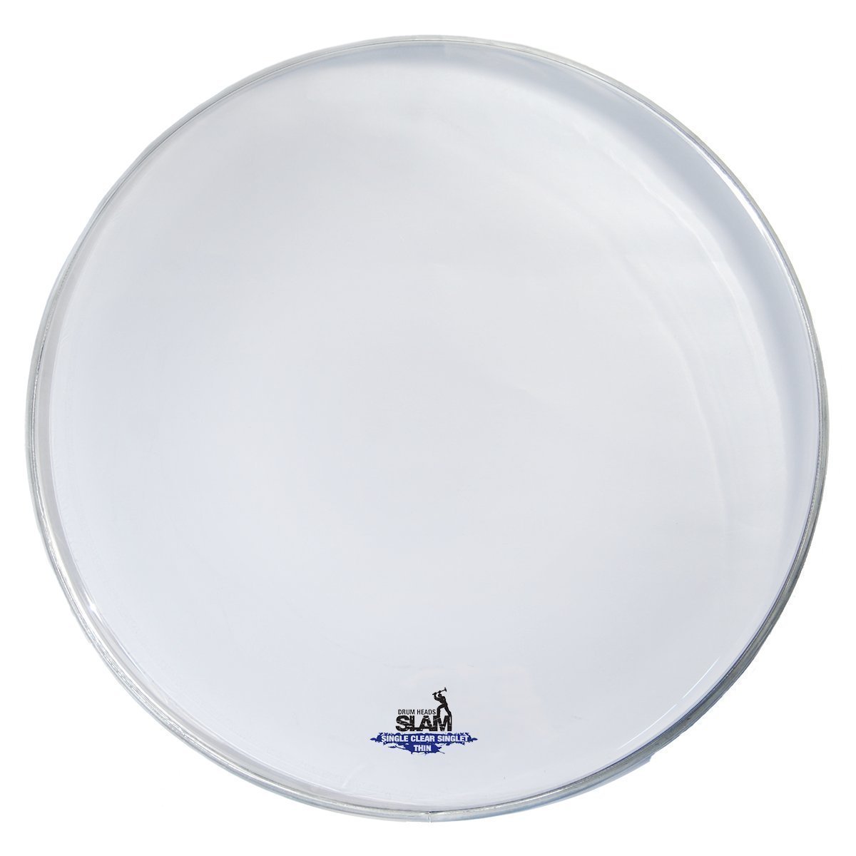 Slam Single Ply Clear Thin Weight Drum Head (13")-SDH-1PCL-T13