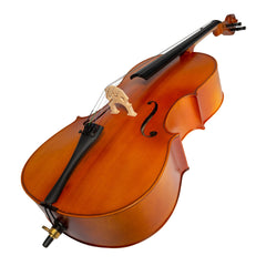 Steinhoff 3/4 Size Solid Top Student Cello Set (Natural Satin)