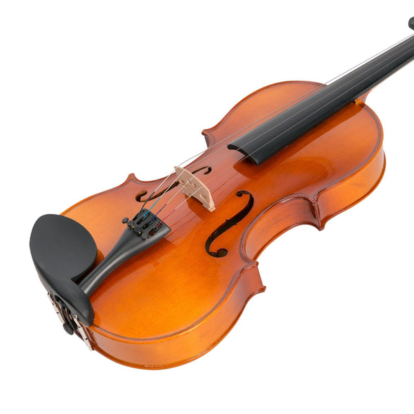 Steinhoff Full Size Student Solid Top Violin Set (Natural Gloss)