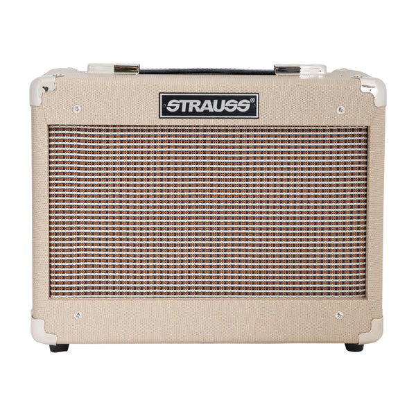 Strauss SM-T5 5 Watt Combo Valve Amplifier (Cream)-SM-T5-CRM