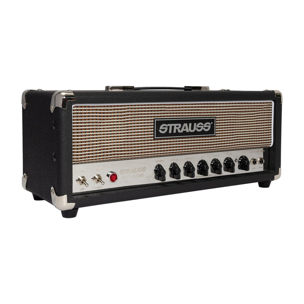 Strauss SVT-H50R 50 Watt Valve Amplifier Head with Reverb (Black)