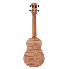 Tiki '2 Series' Mahogany Flame Top Concert Ukulele with Gig Bag (Natural Satin)