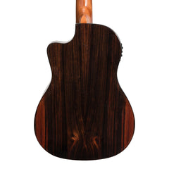 Tiki '22 Series' Spruce Solid Top Electric Cutaway Baritone Ukulele with Hard Case (Natural Gloss)