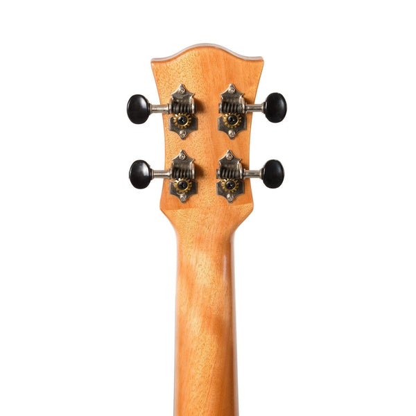 Tiki '22 Series' Spruce Solid Top Electric Soprano Ukulele with Hard Case (Natural Gloss)