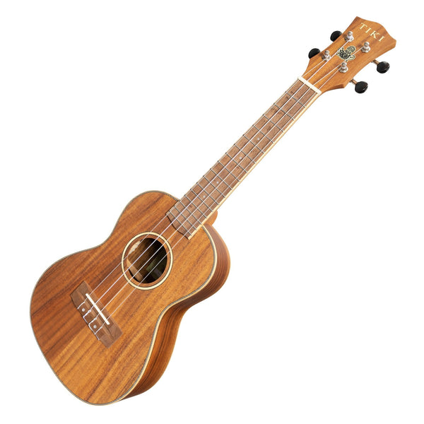 Tiki '3 Series' Koa Concert Ukulele with Gig Bag (Natural Satin)