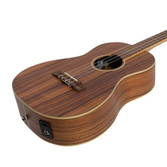 Tiki '3 Series' Koa Electric Baritone Ukulele with Gig Bag (Natural Satin)