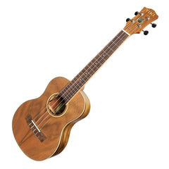 Tiki '4 Series' Daowood Electric Tenor Ukulele with Gig Bag (Natural Satin)