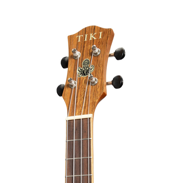 Tiki '4 Series' Daowood Electric Tenor Ukulele with Gig Bag (Natural Satin)