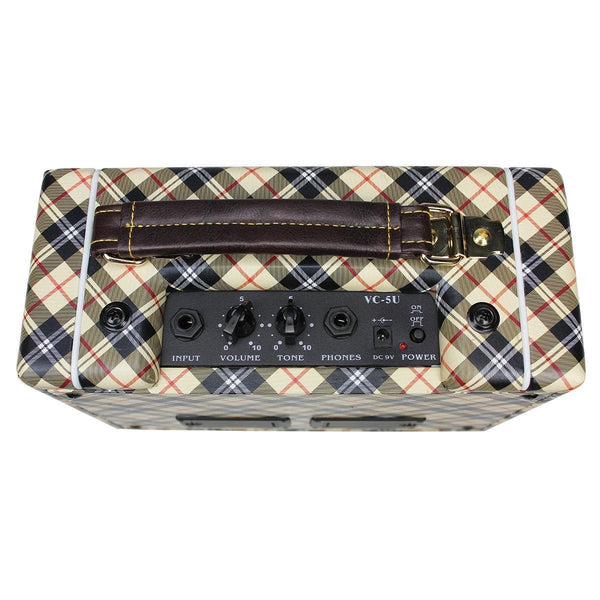 Tiki 5 Watt Portable Ukulele Amplifier (Chequered)