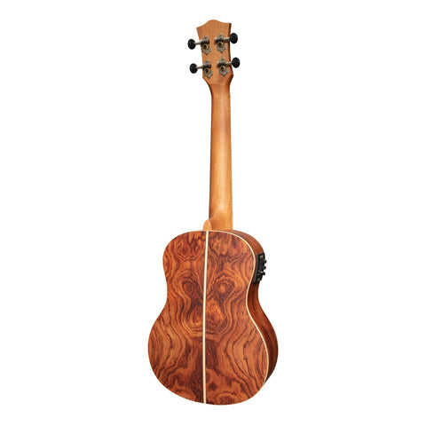 Tiki '7 Series' Cedar Solid Top Electric Tenor Ukulele with Hard Case (Natural Satin)