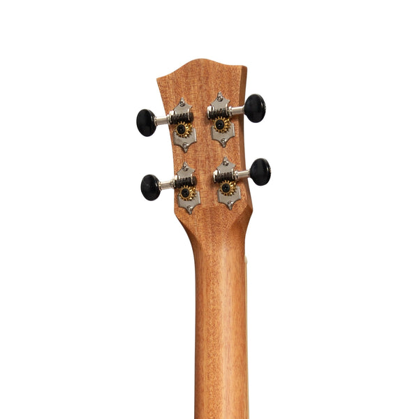 Tiki '9 Series' Koa Solid Top Electric Baritone Ukulele with Hard Case (Natural Satin)