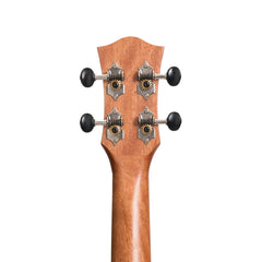 Tiki '9 Series' Koa Solid Top Electric Cutaway Tenor Ukulele with Hard Case (Natural Satin)