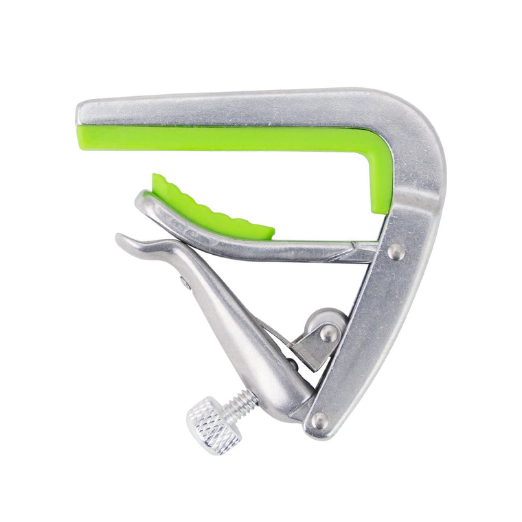 Tiki Adjustable Roller Ukulele Capo (Silver)