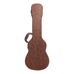 Tiki Deluxe Shaped Baritone Ukulele Hard Case (Paisley Brown)-TUC-B-PASBRN