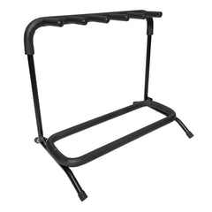 Tiki Multi-Rack Ukulele Stand (5 Ukuleles)-TUR-5-BLK