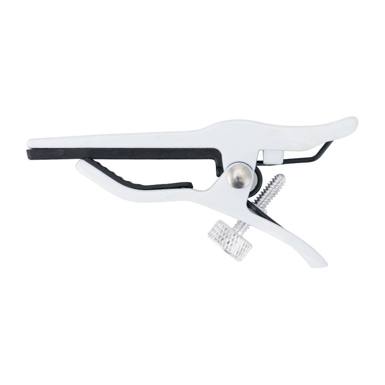 Tiki Quick-Grip Ukulele Capo (White)