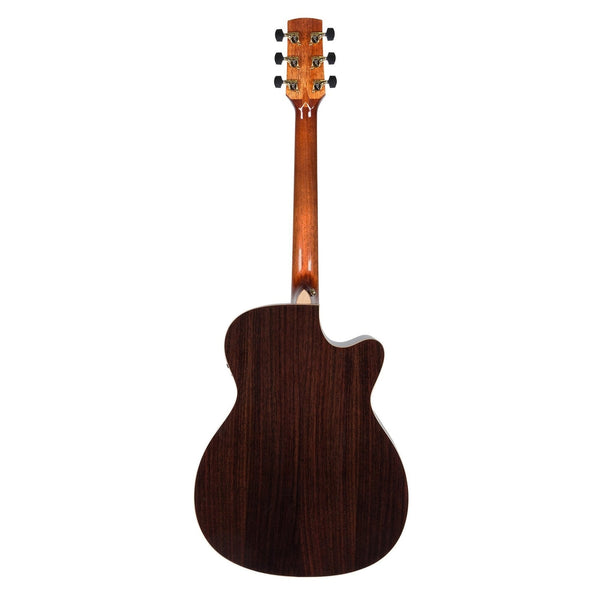 Timberidge '3 Series' Left Handed Spruce Solid Top Acoustic-Electric Small Body Cutaway Guitar (Natural Gloss)