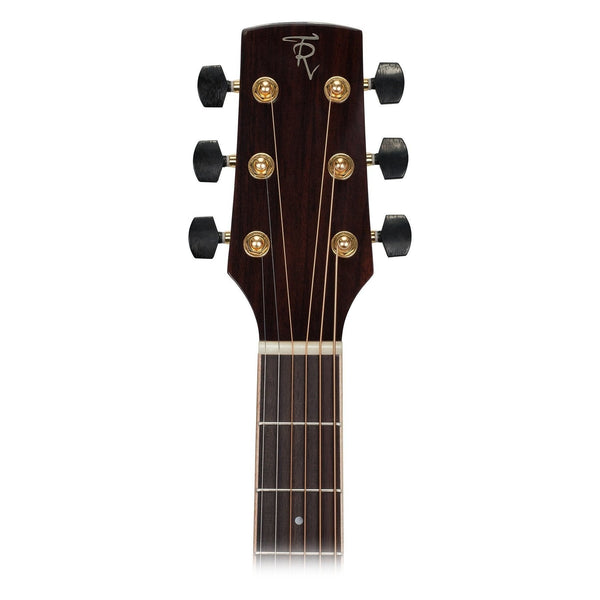 Timberidge '3 Series' Left Handed Spruce Solid Top Acoustic-Electric Small Body Cutaway Guitar (Natural Gloss)