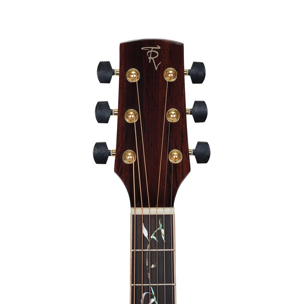 Timberidge '3 Series' Spruce Solid Top Acoustic-Electric Dreadnought Cutaway Guitar with 'Tree of Life' Inlay (Natural Gloss)